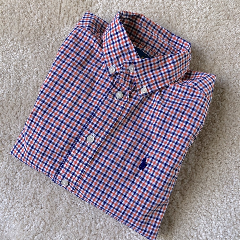 Ralph Lauren long sleeve poplin shirt, Sz 5